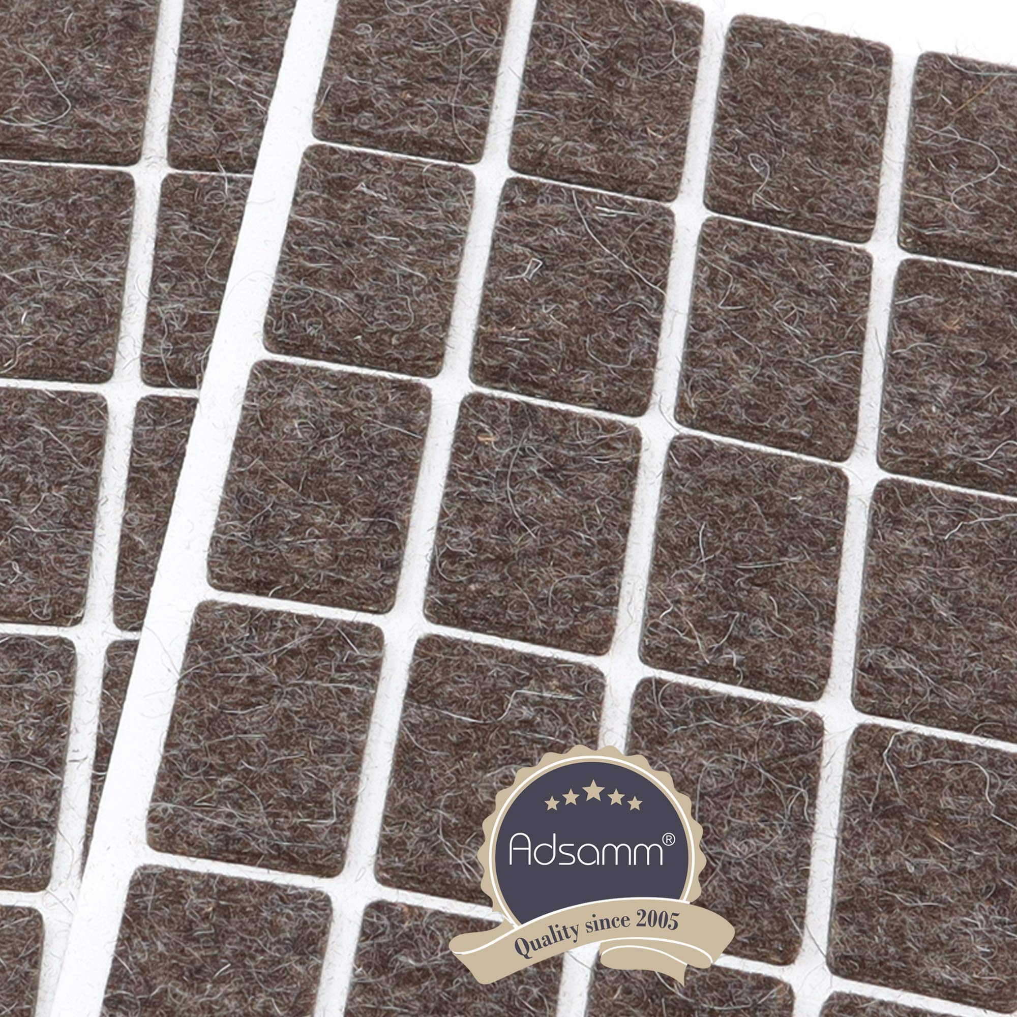 28-Pack Self-Adhesive Wool Felt Pads 0.79