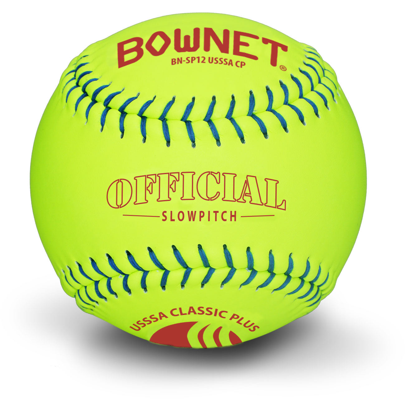 12 Pack USSSA Approved Slowpitch Softballs - Optic Leather Classic Plus for Competitive Play | Perfect for League Games, Tournaments & Practice
