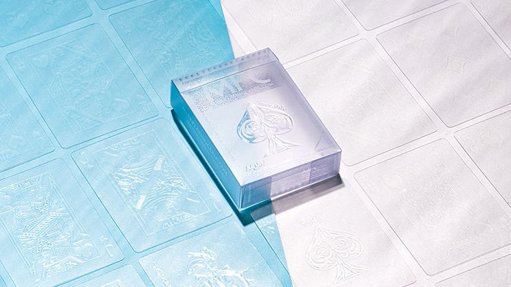 Invisible AQUA Playing Cards by MPC - Premium Waterproof & Durable Magic Trick Cards for Pool Parties, Beach Games & Outdoor Entertainment