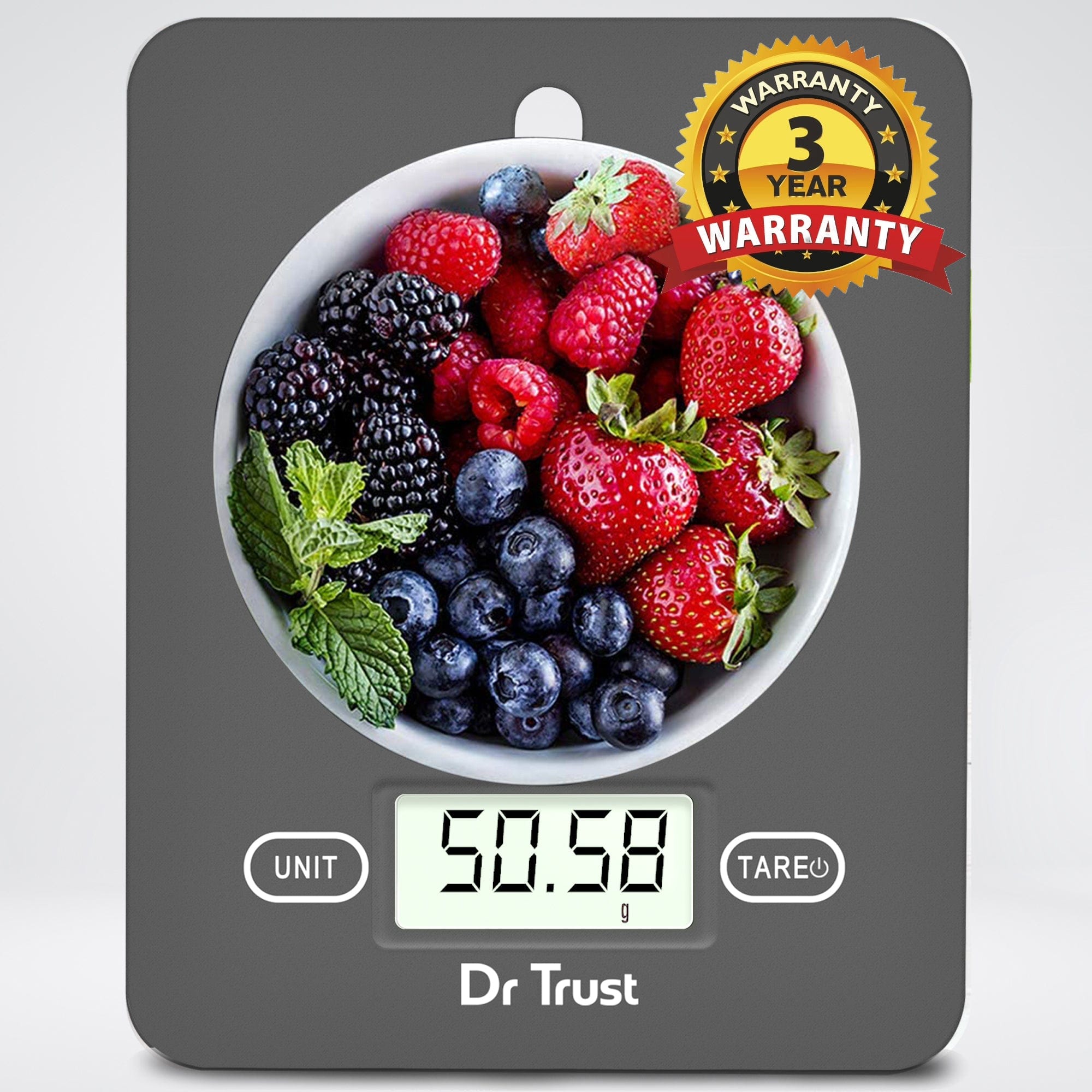 Dr Trust USA Digital Kitchen Scale 517 - Precise Electronic Food Scale for Cooking, Baking & Meal Prep - Perfect for Home & Professional Use