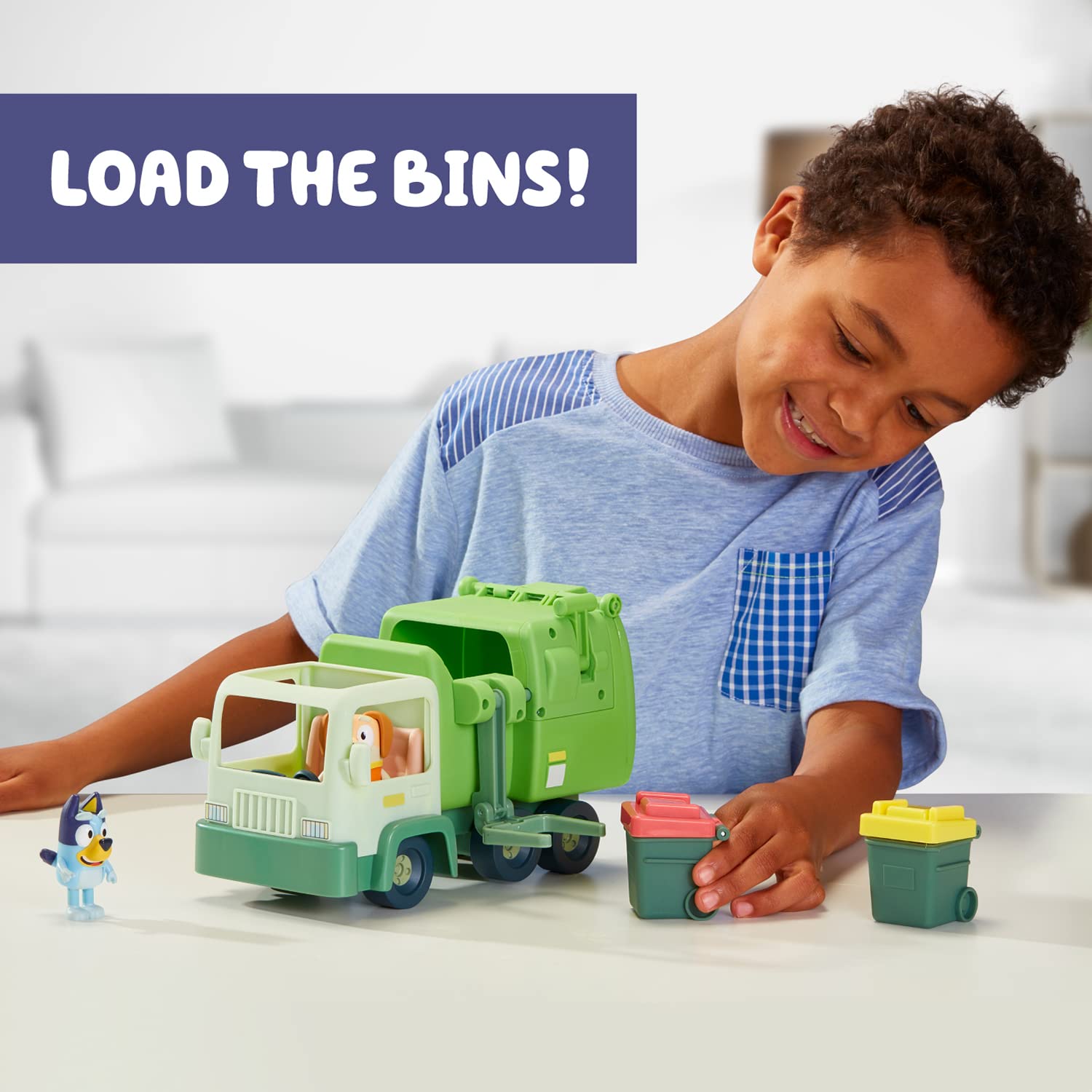 Bluey Garbage Truck Playset with 2.5