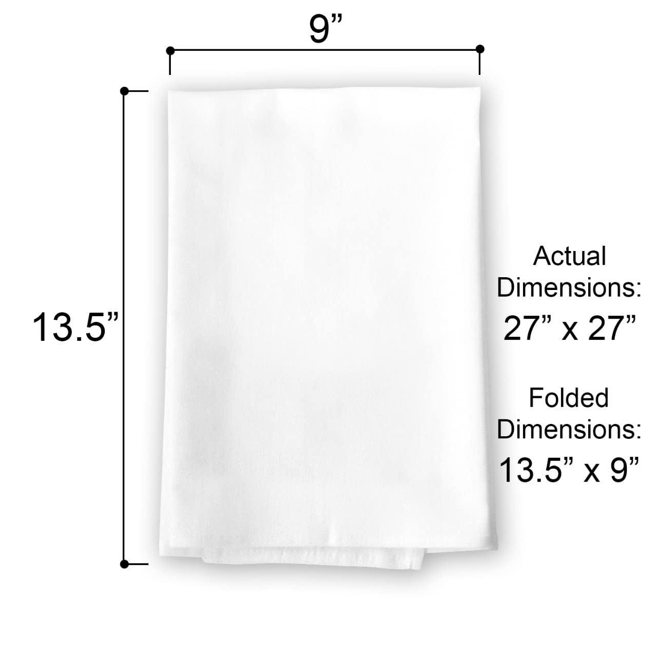 27x27in Cotton Flour Sack Towels - Honey Dew Gifts for Teachers & Kitchen Use