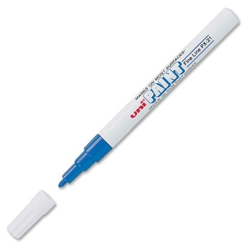 Wholesale Case of 25 Sanford Opaque Oil-Based Fine Point Markers - Paint Marker Set, Oil Base, Fine Tip, Weatherproof & Fade-Resistant, Blue - Ideal for Art, DIY Projects, Sign Making & Outdoor Use