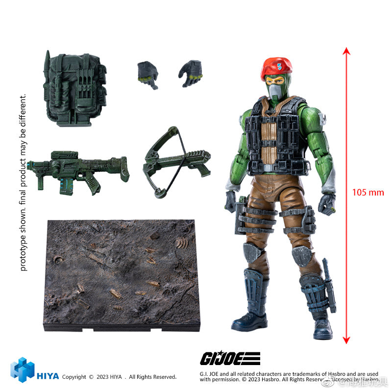 1/18 HIYA 4inch G.I.JOE Beach Head Action Figure - Exquisite Mini Collectible for Display & Play - Perfect for Collectors, Gifts, and Diorama Scenes