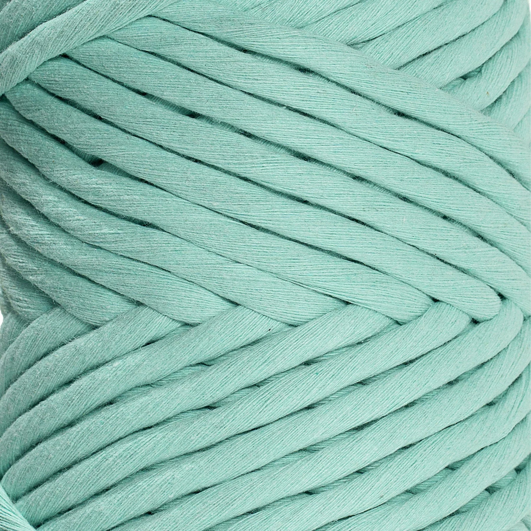 JUMBO SOFT COTTON CORD - 8MM Zero Waste Eco-Friendly Craft Rope - Single Strand Sample for Macrame, DIY Projects & Sustainable Home Decor