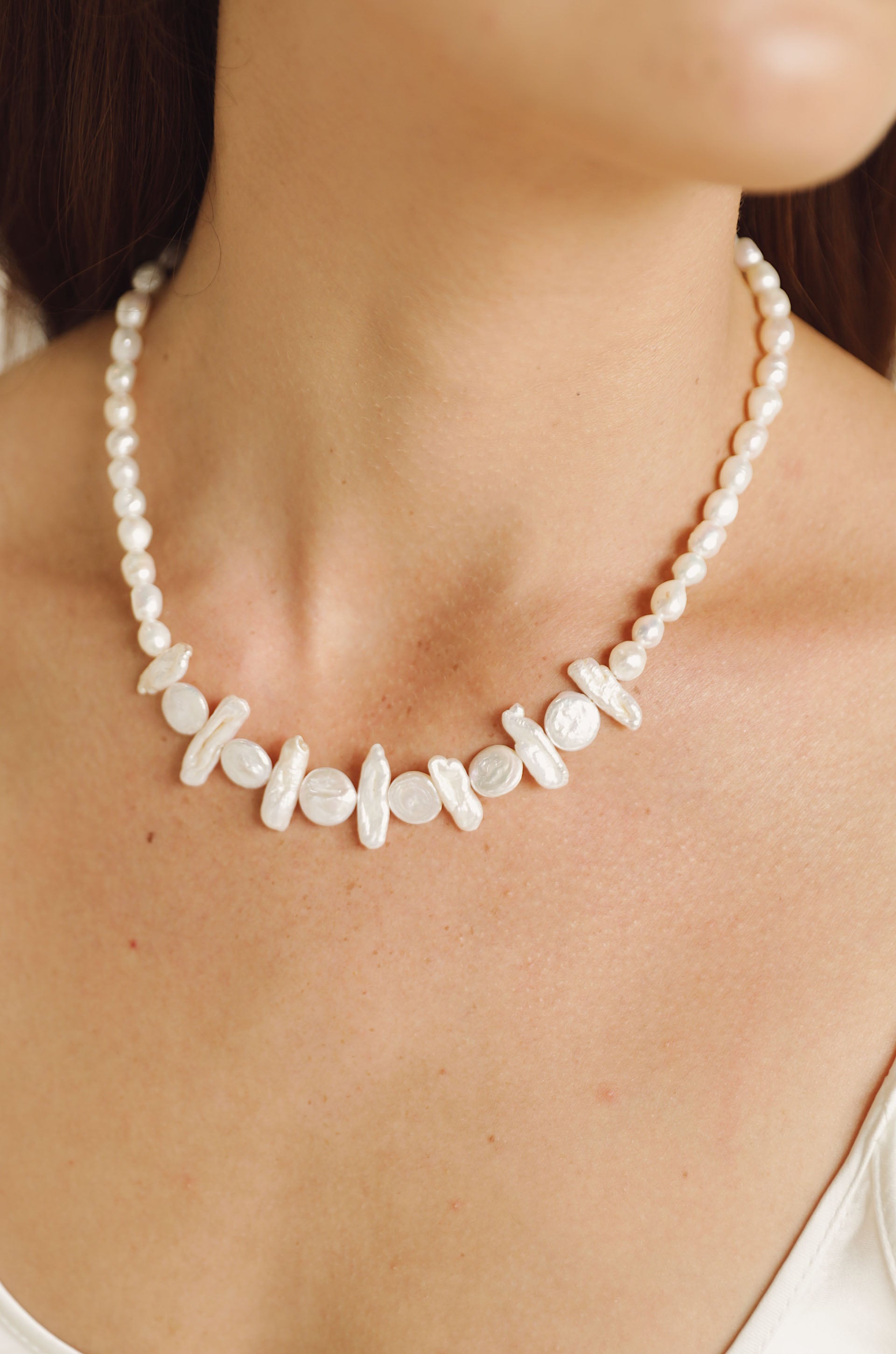 Elegant Coastal Views Freshwater Pearl Necklace for Women - Perfect for Weddings, Parties & Everyday Wear