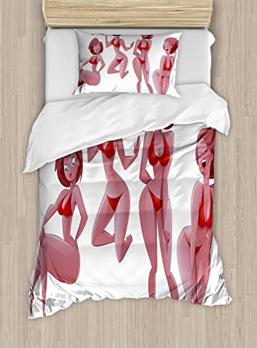 Pale Pink Ruby and Red