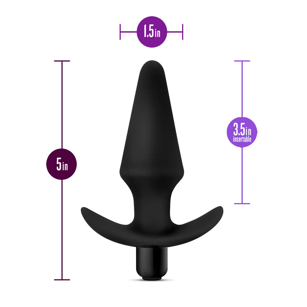 Premium Platinum Silicone Vibrating Butt Plug for Anal Play - Waterproof, Rechargeable Adult Toy for Couples & Solo Pleasure - Perfect for BDSM, Spicing Up Relationships & Personal Exploration