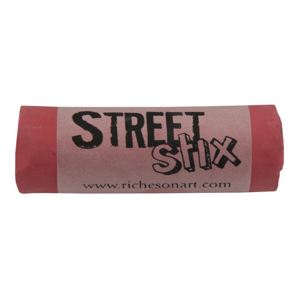 Street Stix Pavement Pastel Chalk - #134 Vibrant Red Color | Outdoor Sidewalk Art, Kids Playtime & Creative Drawing | Perfect for Driveway Decor, Birthday Parties & Summer Activities