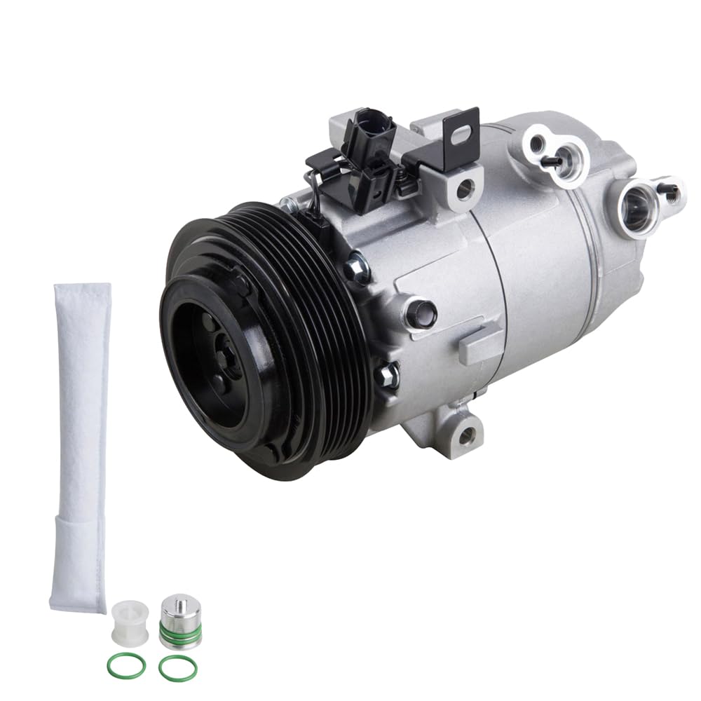 New OEM AC Compressor with A/C Clutch & Drier for 2013-2014 Hyundai Elantra GT | BuyAutoParts 61-87965R4 | Perfect for Summer Cooling & HVAC System Repair