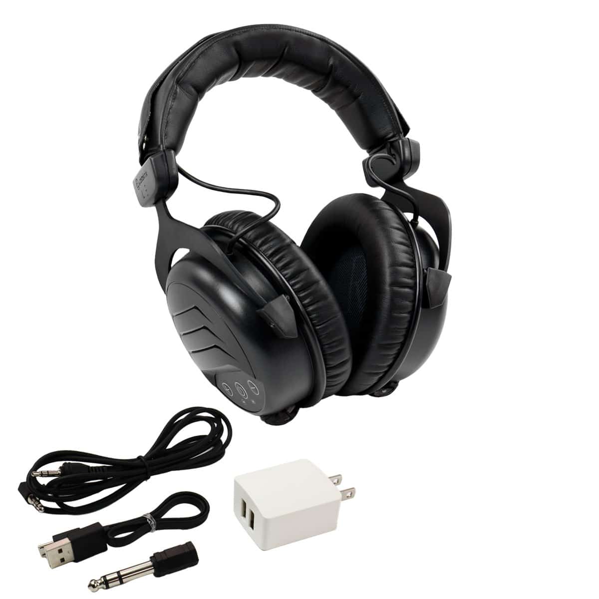 Quest H6 Wireless Over-Ear Bluetooth Headphones with Rechargeable Battery - Perfect for Workouts, Travel & Home Office Use