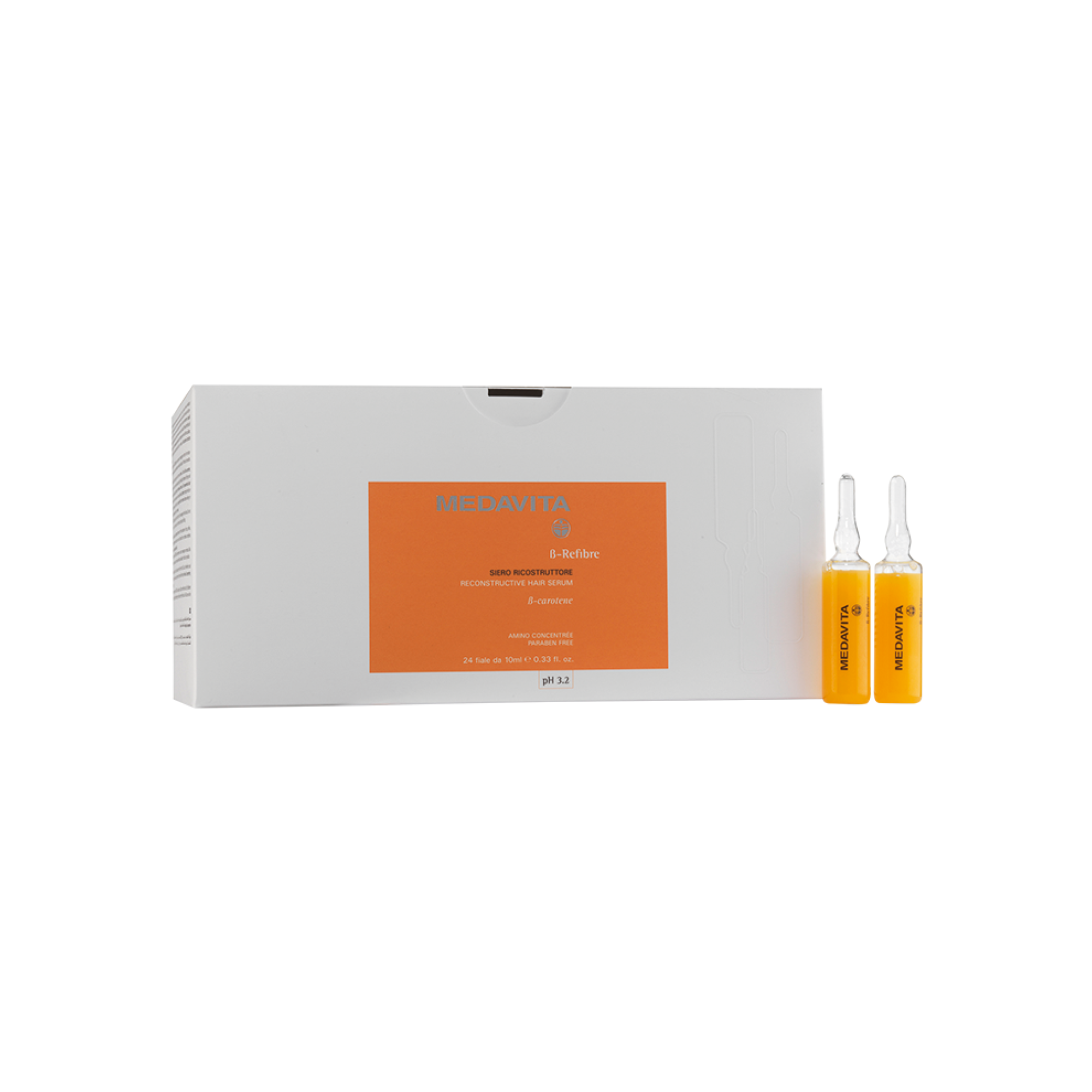 Beta Refibre Reconstructive Serum Ampoule - Anti-Aging Face Treatment for Wrinkles & Fine Lines | Perfect for Night Skincare Routine & Daily Hydration