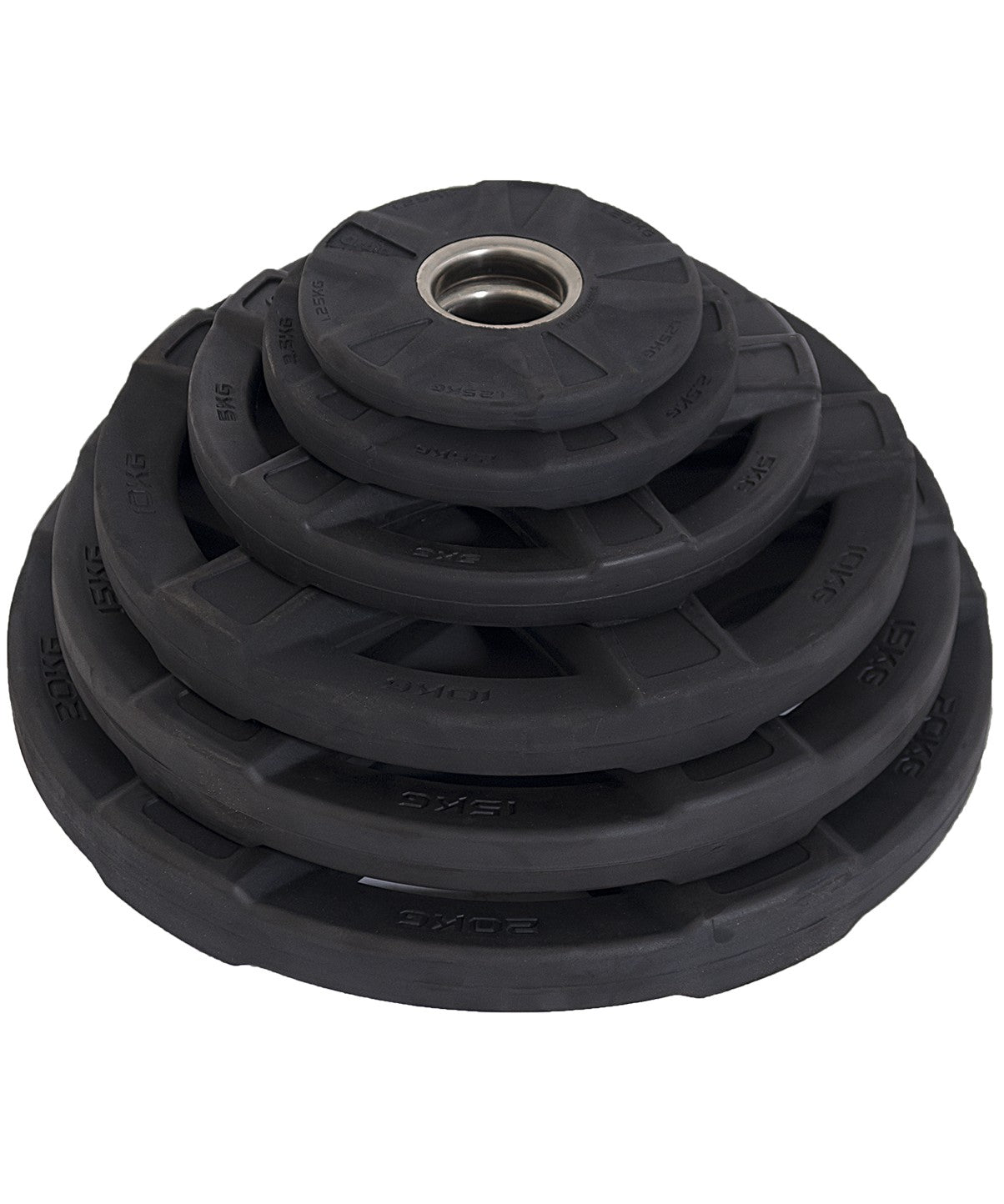 Olympic Rubber OR Weight Plates - High-Quality Gym Equipment for CrossFit, Powerlifting & Home Workouts - Perfect for Strength Training & Fitness Routines