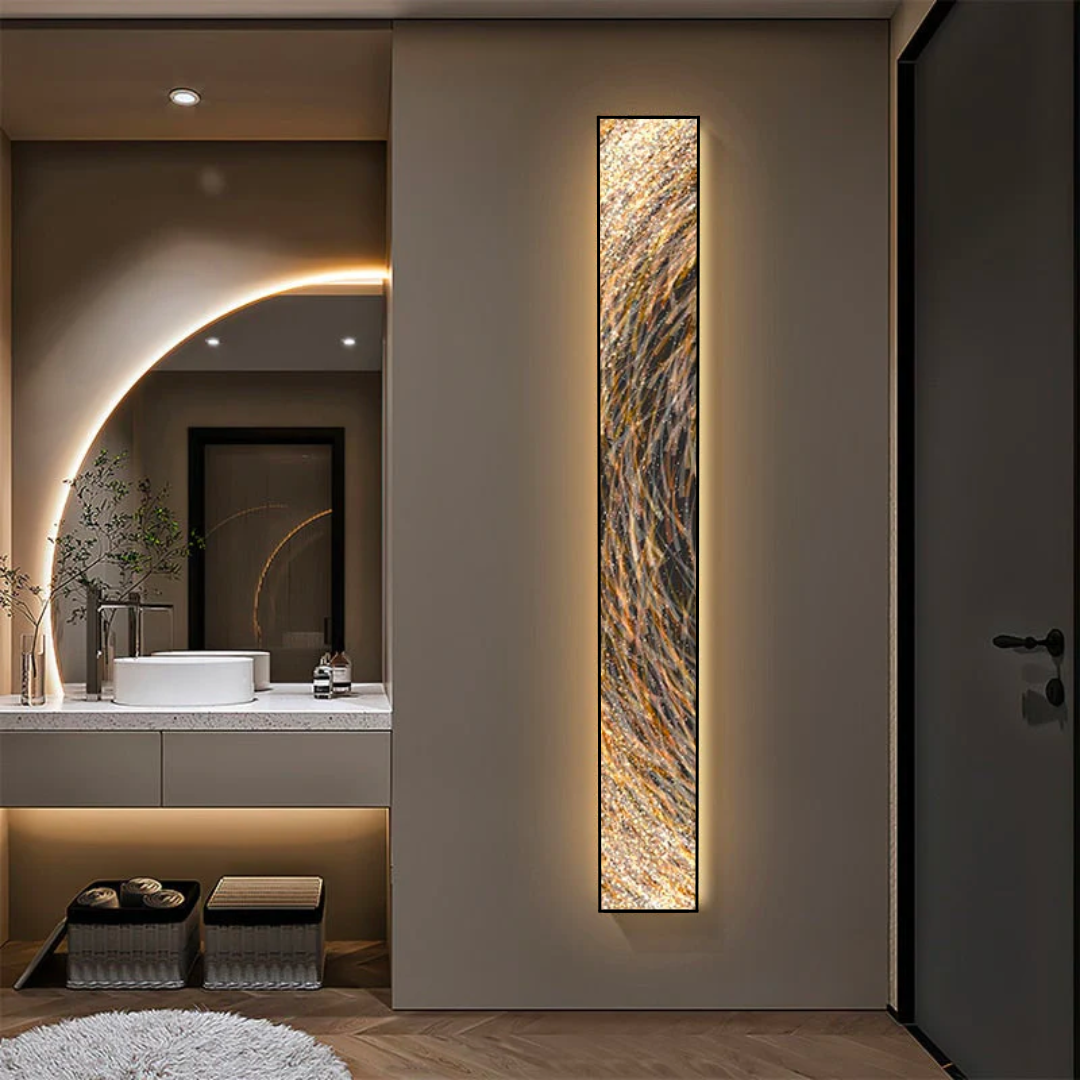 Abstract LED Panel Wall Lamp – Modern Indoor Light Fixture for Living Room, Bedroom & Office Decor | Energy-Efficient Ambient Lighting Solution