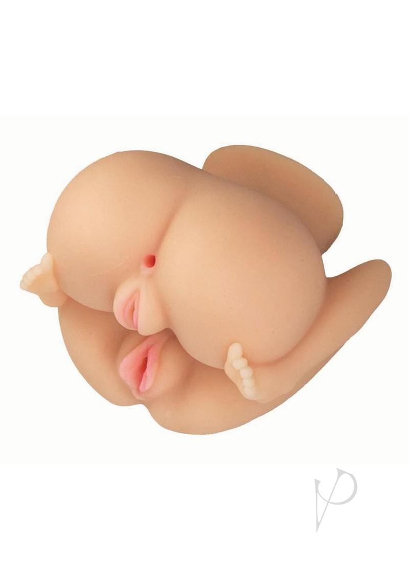 Always Horny Self-Lubricating Male Masturbator - 2 Girls & 3 Holes Design, Vanilla Scented - Perfect for Solo Pleasure & Discreet Adult Play
