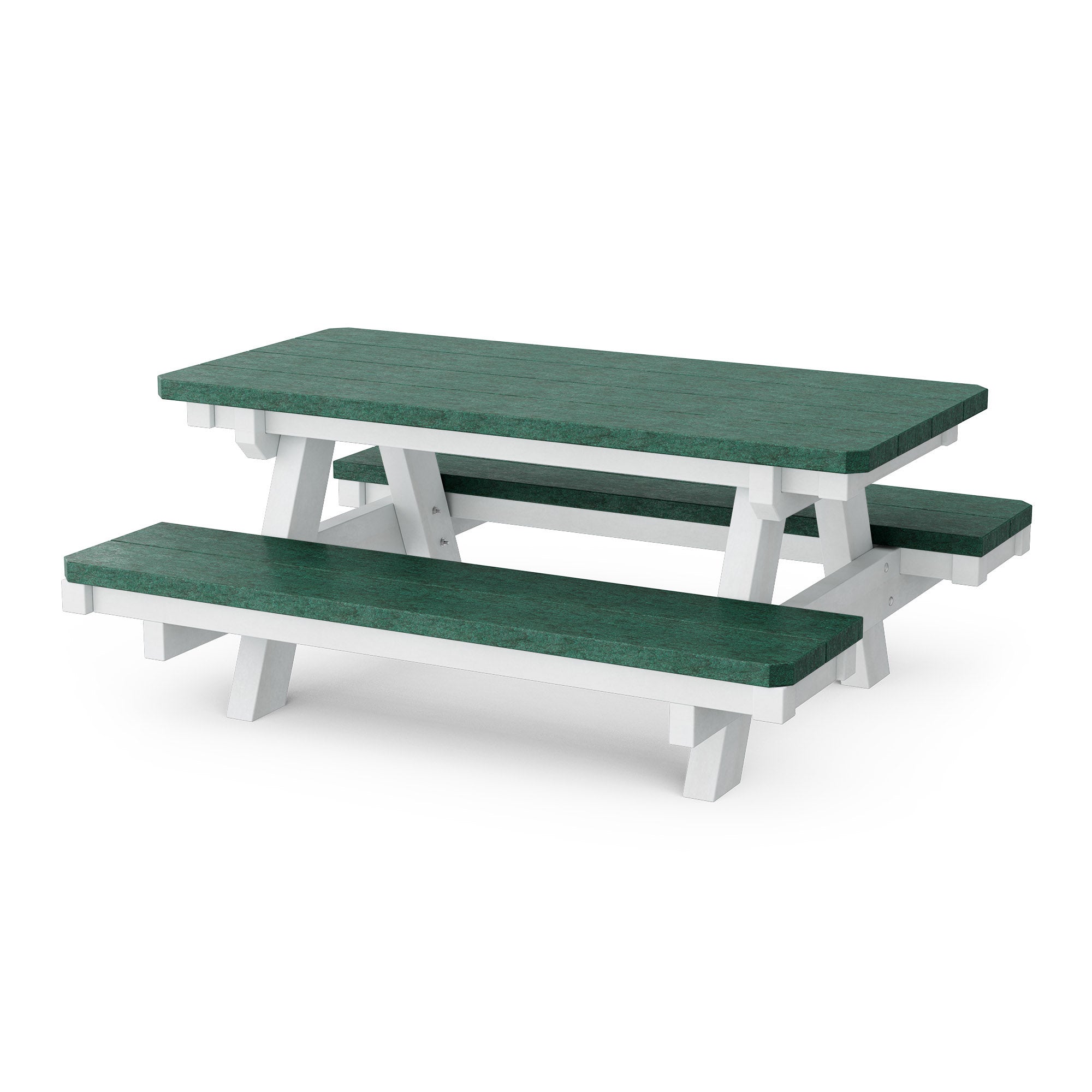 Heritage Kids Picnic Table - Durable Outdoor Wooden Table for Children's Playtime, Backyard, and Garden Activities