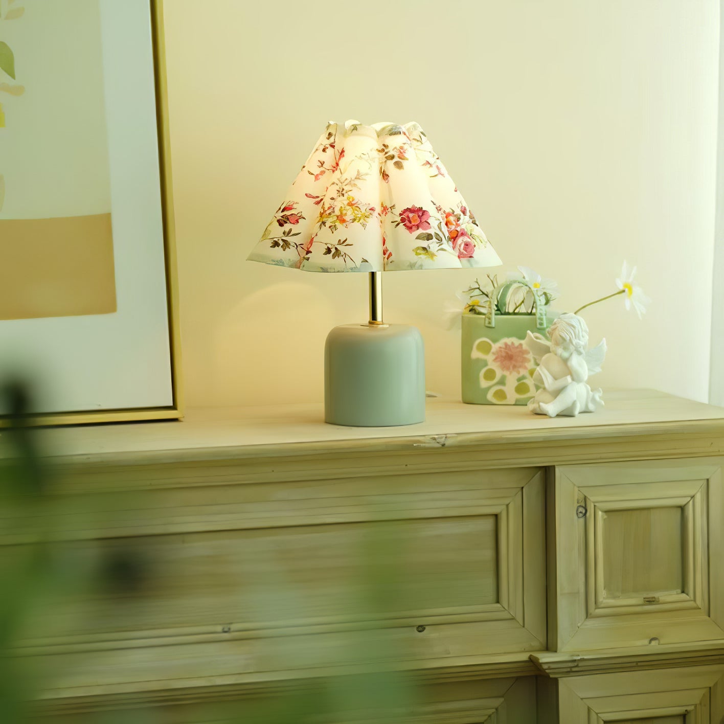 Lunitidal Modern LED Table Lamp - Adjustable Brightness, USB Charging, Touch Control for Bedroom, Living Room, Office & Study Desk