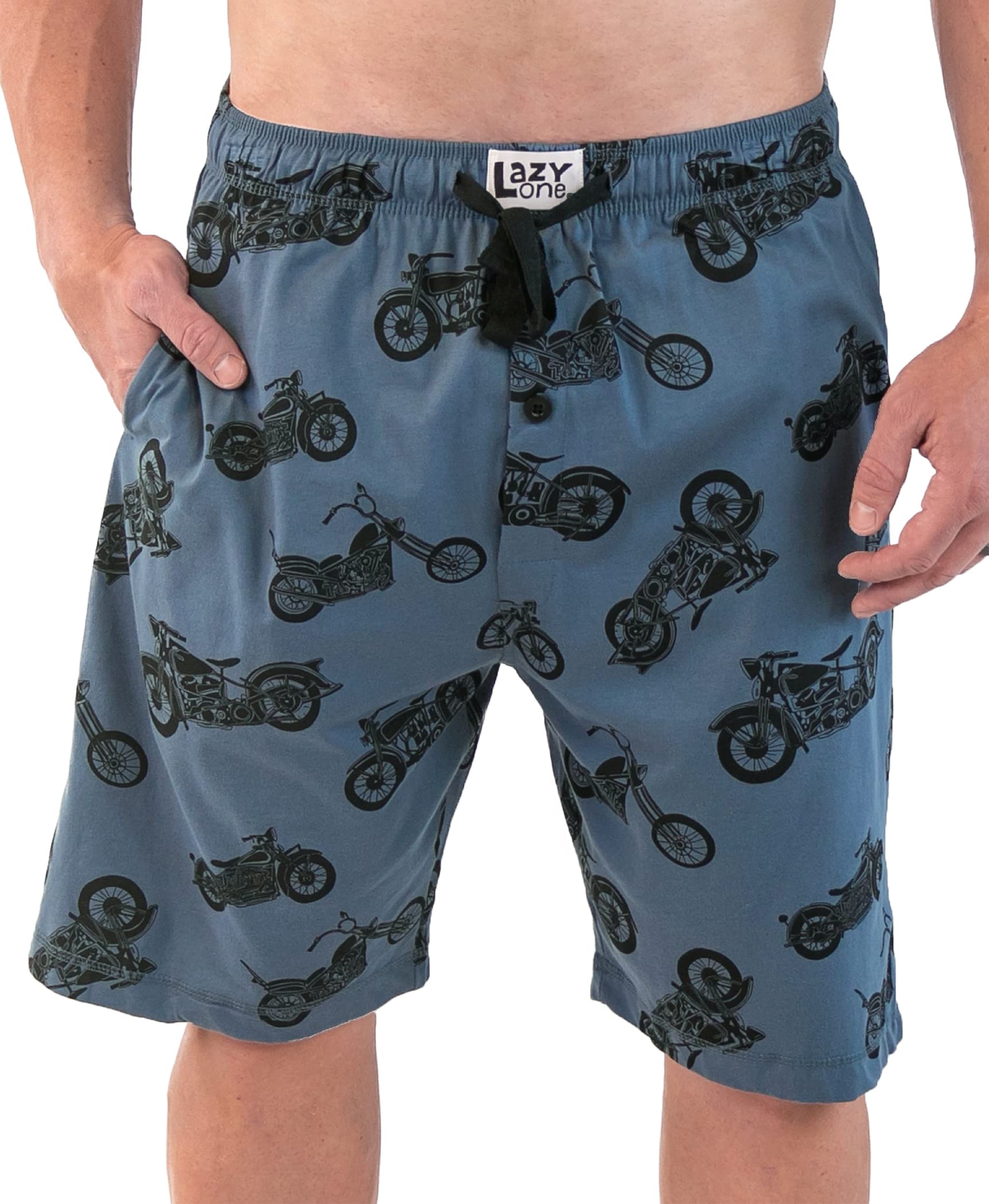 Lazy One Men's Pajama Shorts - Soft Sleepwear & Lounge Pants for Comfortable Nightwear, Summer Sleep, and Relaxing at Home