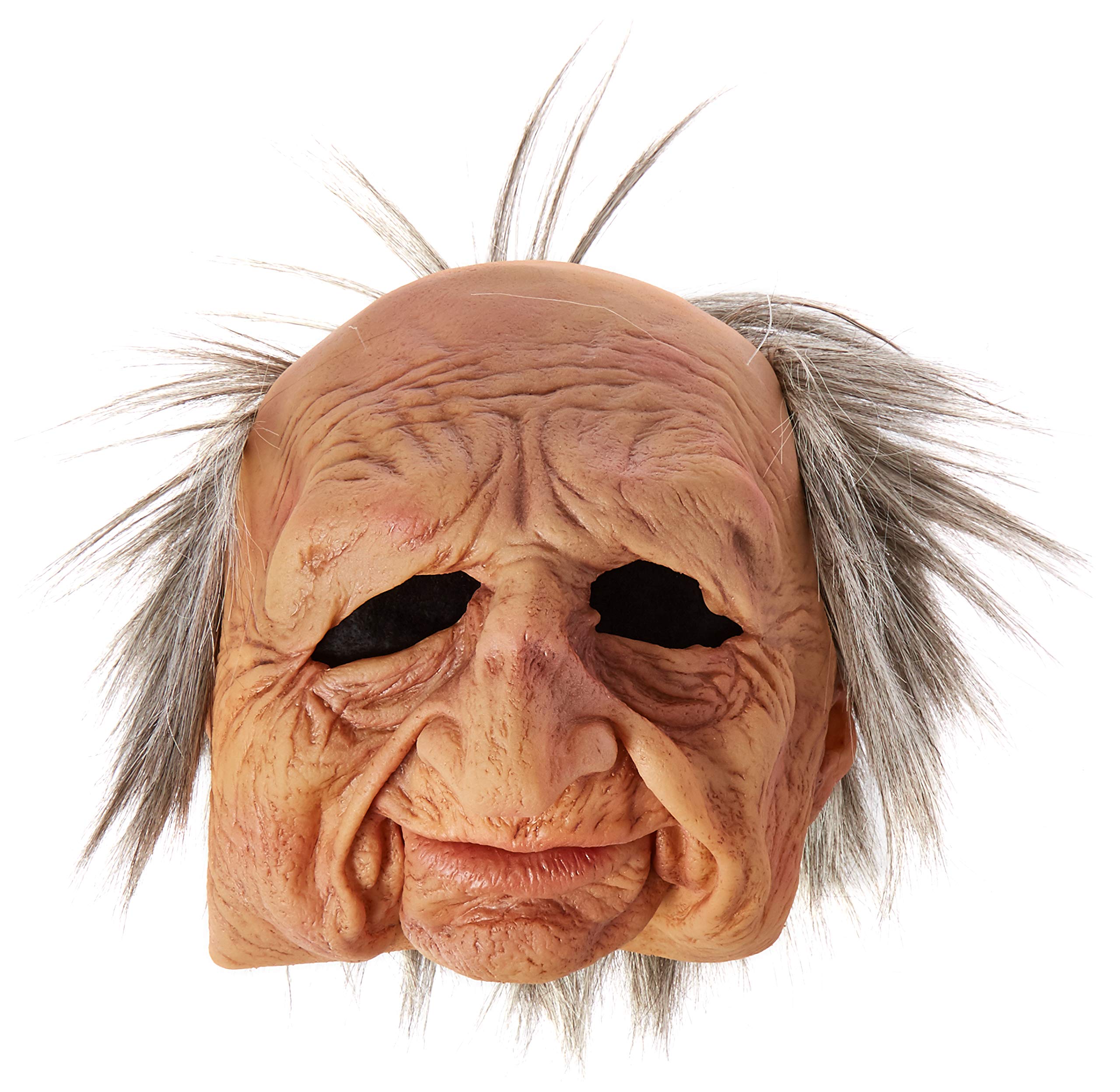 Zagone Studios Men's Supersoft Old Man Mask - Realistic Latex Costume Mask for Halloween, Cosplay & Pranks - Comfortable & Breathable Design