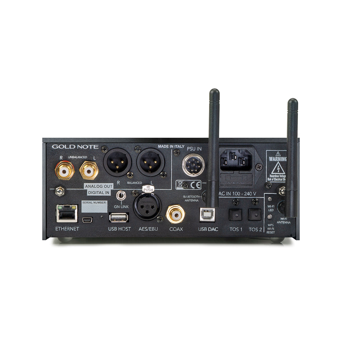 Gold Note DS-10 High-End Network Audio Streamer & DAC/Preamplifier - Audiophile Music Player for Home Theater & Hi-Fi Systems (Demo Available)