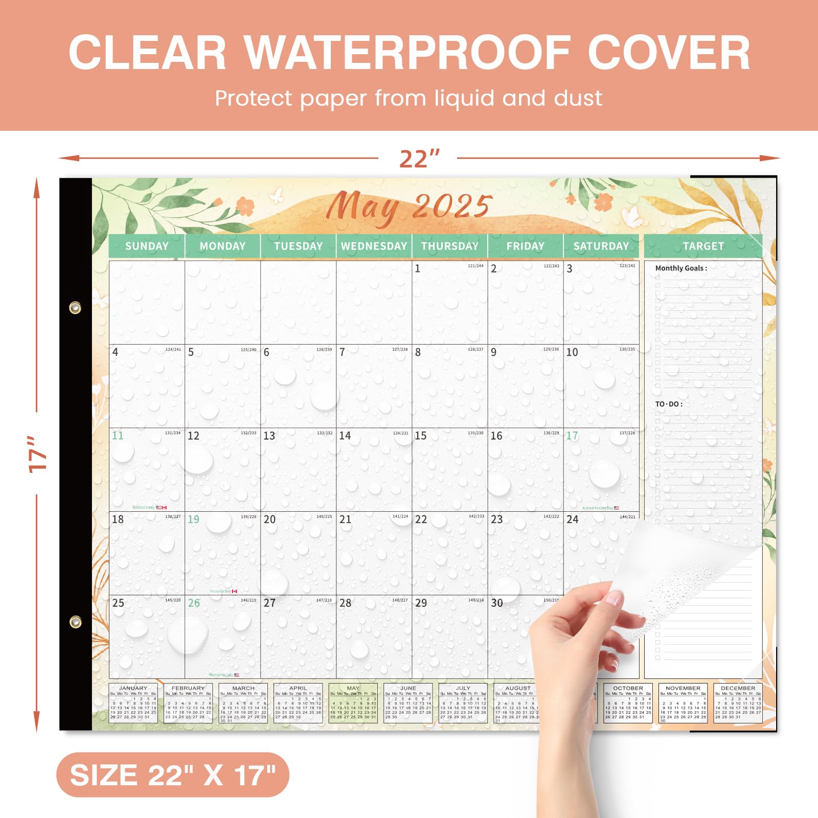 2025-2026 Large Desk Calendar - 22