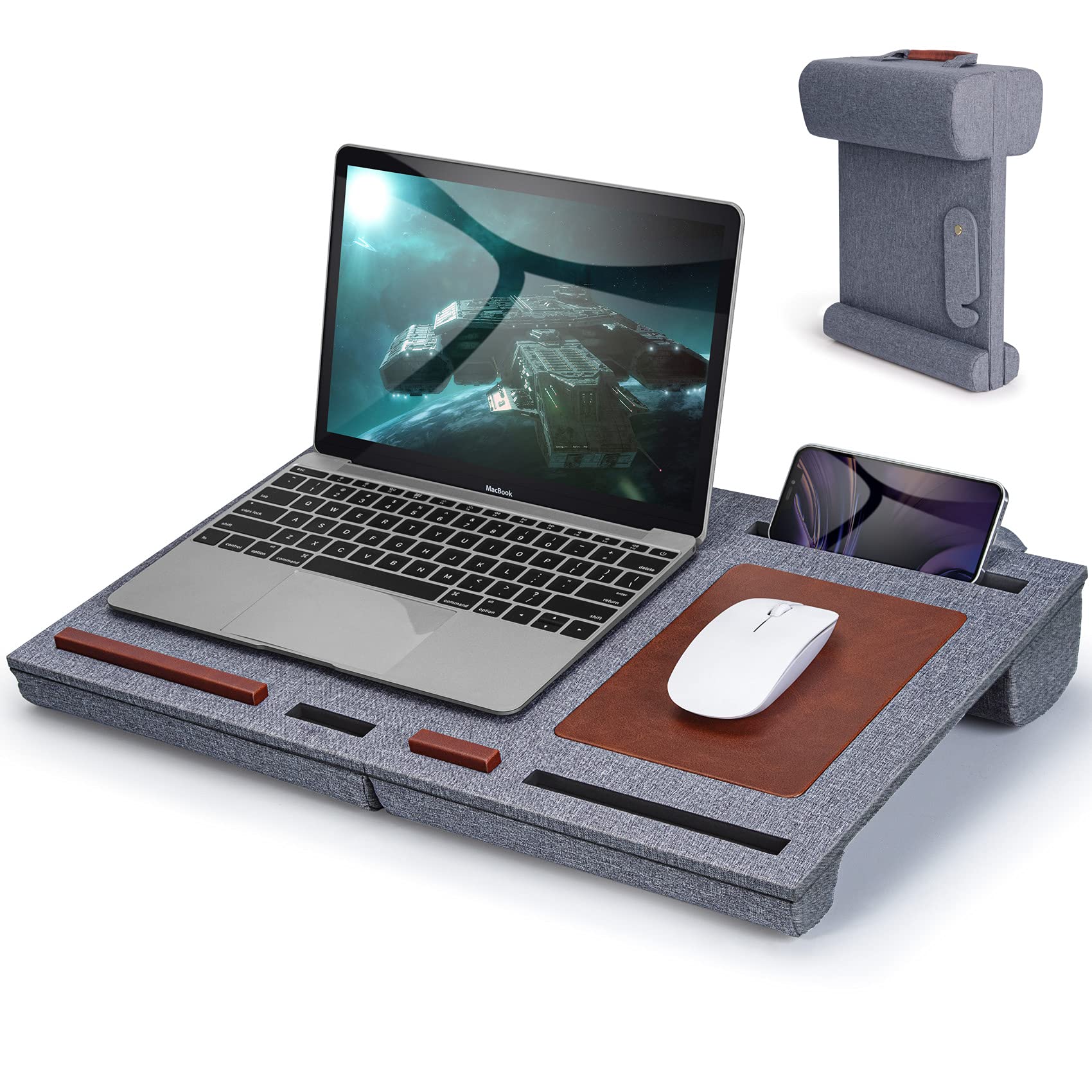 Portable Lap Desk for Laptop up to 15.6