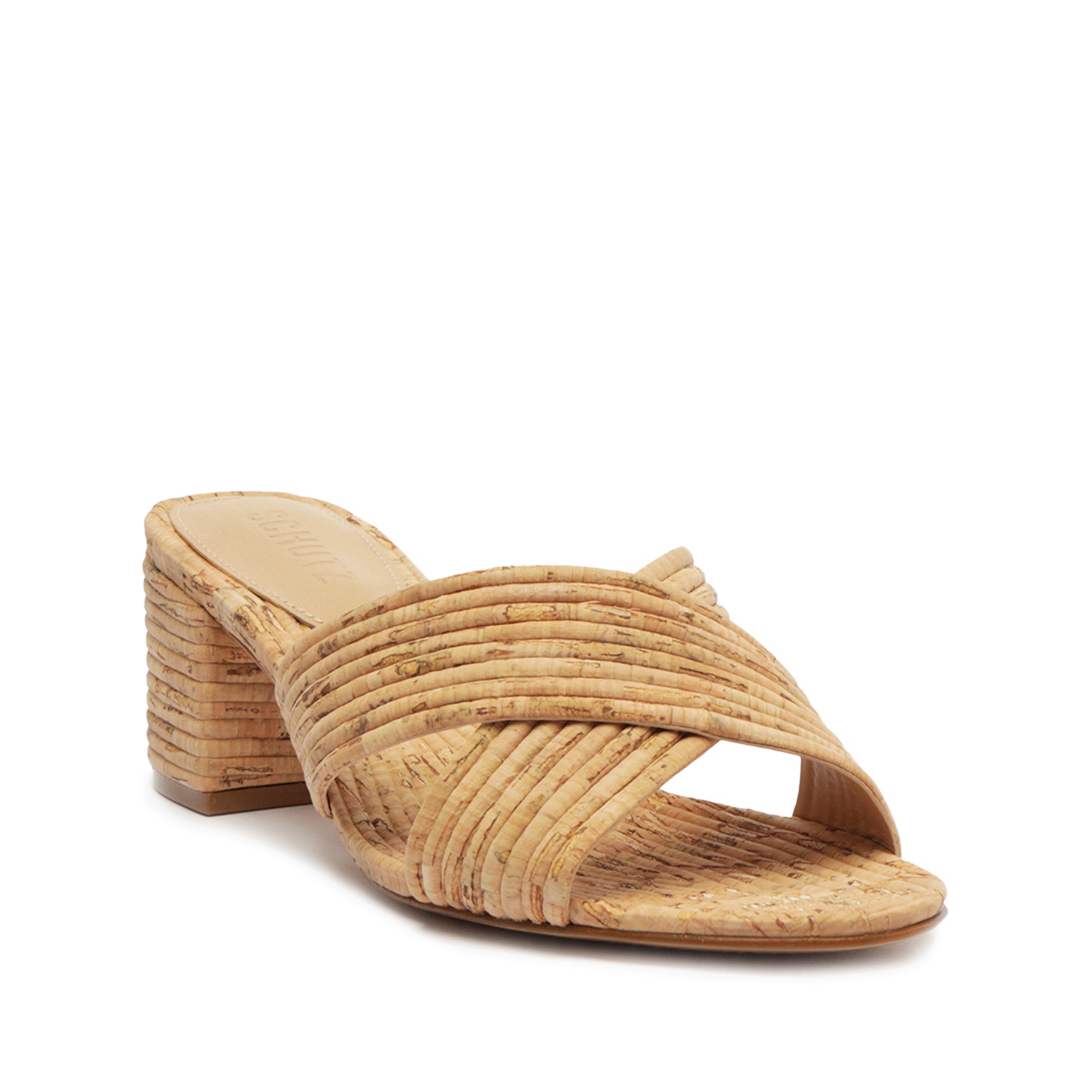 Latifah Women's Cork Mule Sandals - Comfortable & Stylish Summer Slide Shoes for Beach, Pool, and Casual Outings