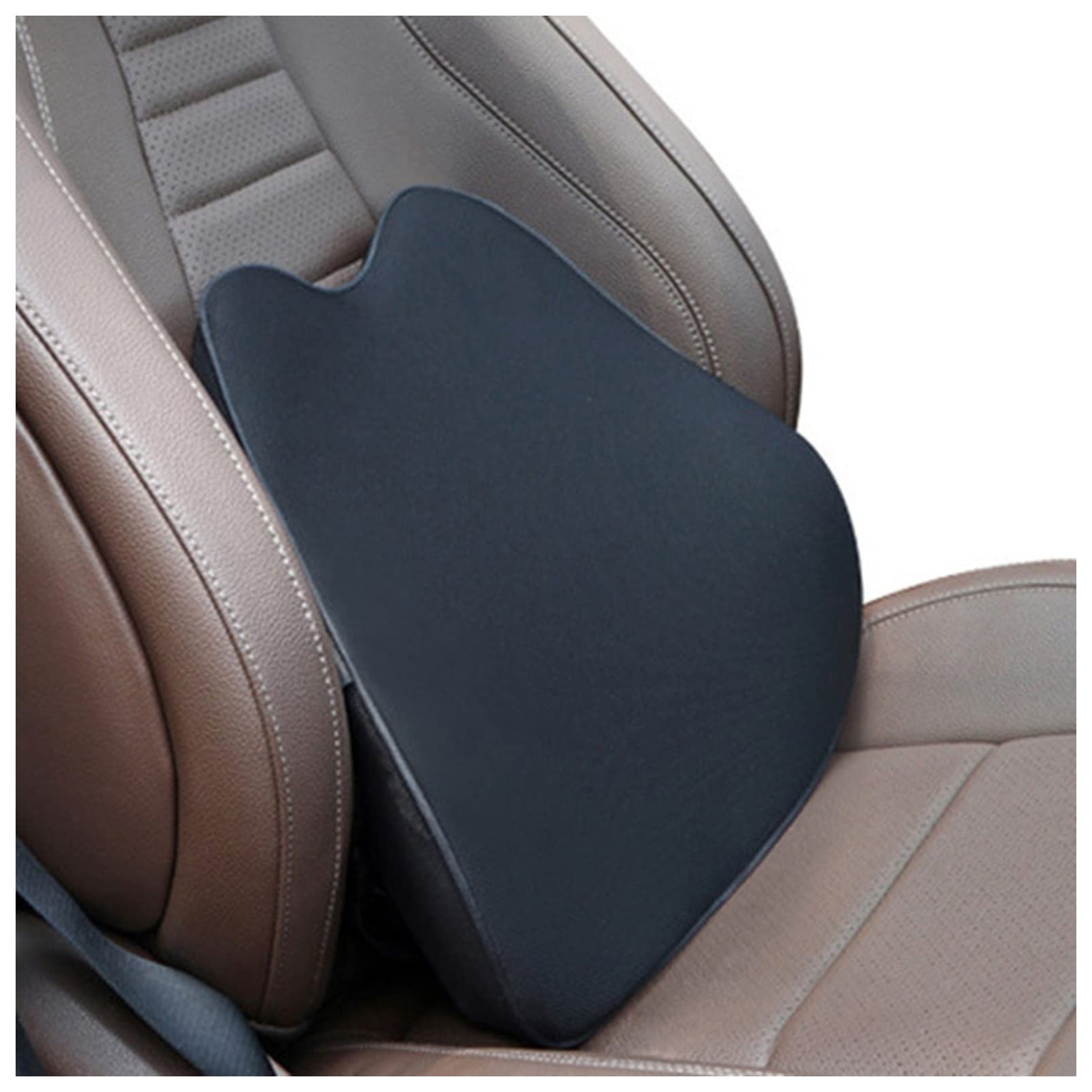 Memory Foam Car Neck Pillow - Breathable Universal Headrest Cushion for Comfortable Driving & Travel - Yellow Auto Accessory for Long Trips, Commuting & Relaxation