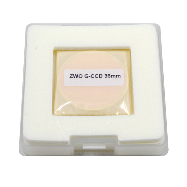 ZWO 36mm Unmounted LRGB Filter Set for Astrophotography - Enhance Deep Sky Imaging with LRGB Filters for Telescopes & Cameras