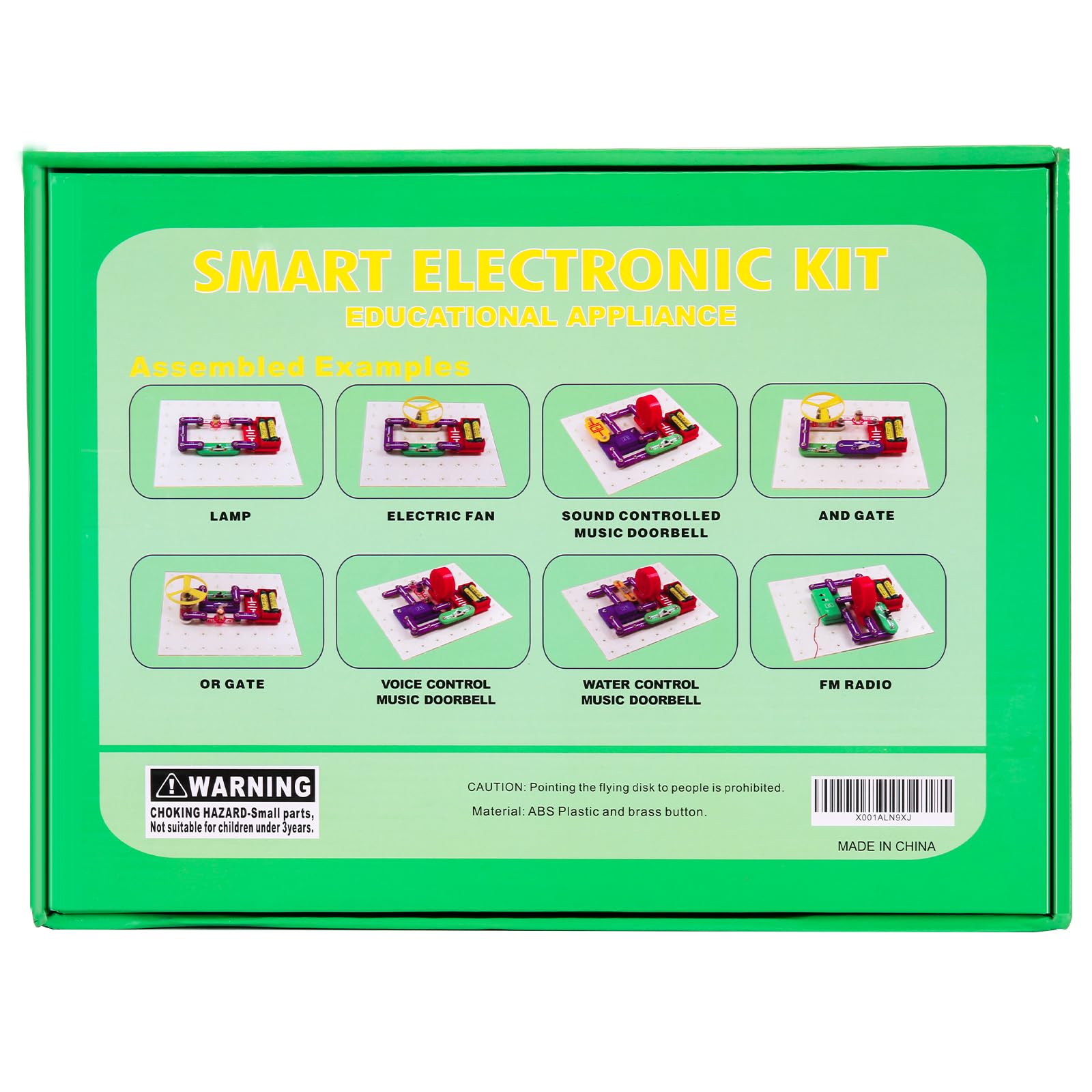ELSKY 335 Electronics Discovery Kit - STEM Learning Toy for Kids, DIY Electric Circuit Experiments with Smart Blocks - Perfect for Science Projects & STEM Education at Home or School