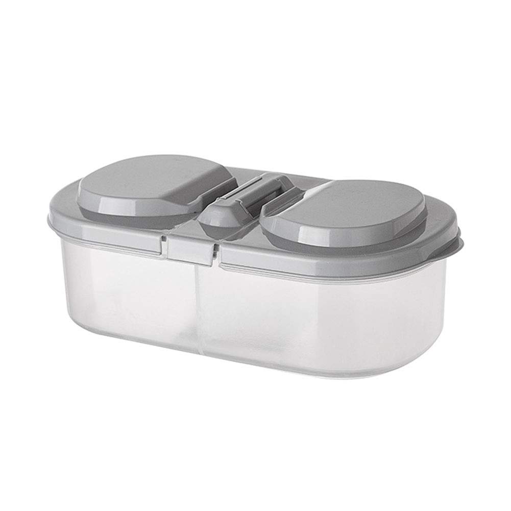 Angel3292 Airtight Food Storage Containers with Dual-Slot Design - BPA-Free Plastic Kitchen Organizer for Refrigerator, Pantry & Meal Prep - Perfect for Fruits, Vegetables, Leftovers & Snacks Storage