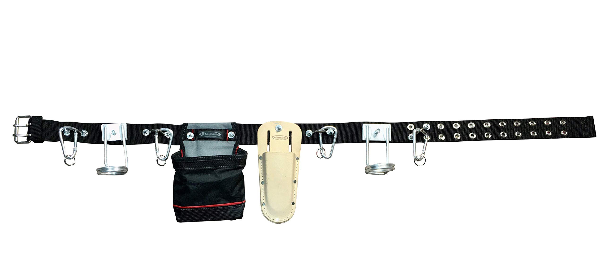 MRNOLA Professional Scaffold Tool Belt for Construction Workers - Adjustable Waist Size 30-44 Inches - Heavy Duty Utility Belt for Carpentry, Roofing & Renovation Projects