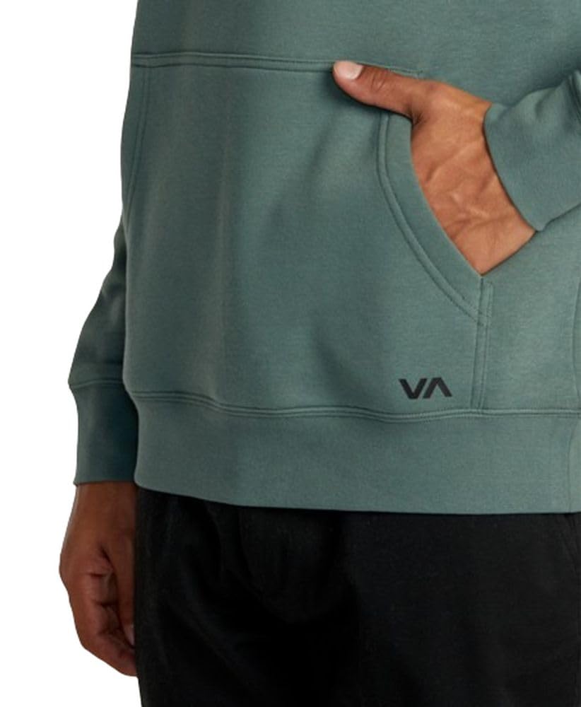 RVCA Men's Big Hooded Sweatshirt - Oversized Pullover Hoodie for Men | Comfortable Cotton Blend | Streetwear & Casual Wear for Everyday Outfits