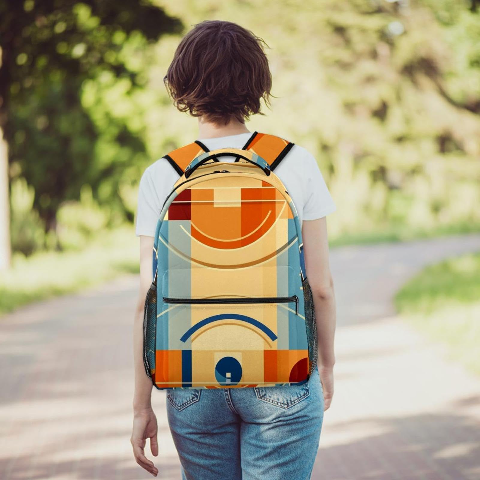 Stylish Travel Backpack for Women & Men - Durable Sports Backpack for Basketball Games, Gym & Outdoor Activities | Perfect for School, Work & Travel