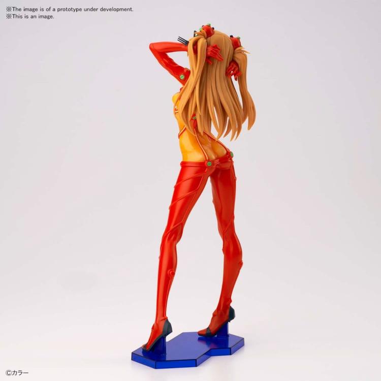 Figure Rise Labo Shikinami Asuka Langley Evangelion Plastic Model Kit - Anime Action Figure Building Set for Collectors & Hobbyists - Perfect for Display, Cosplay & Evangelion Fans