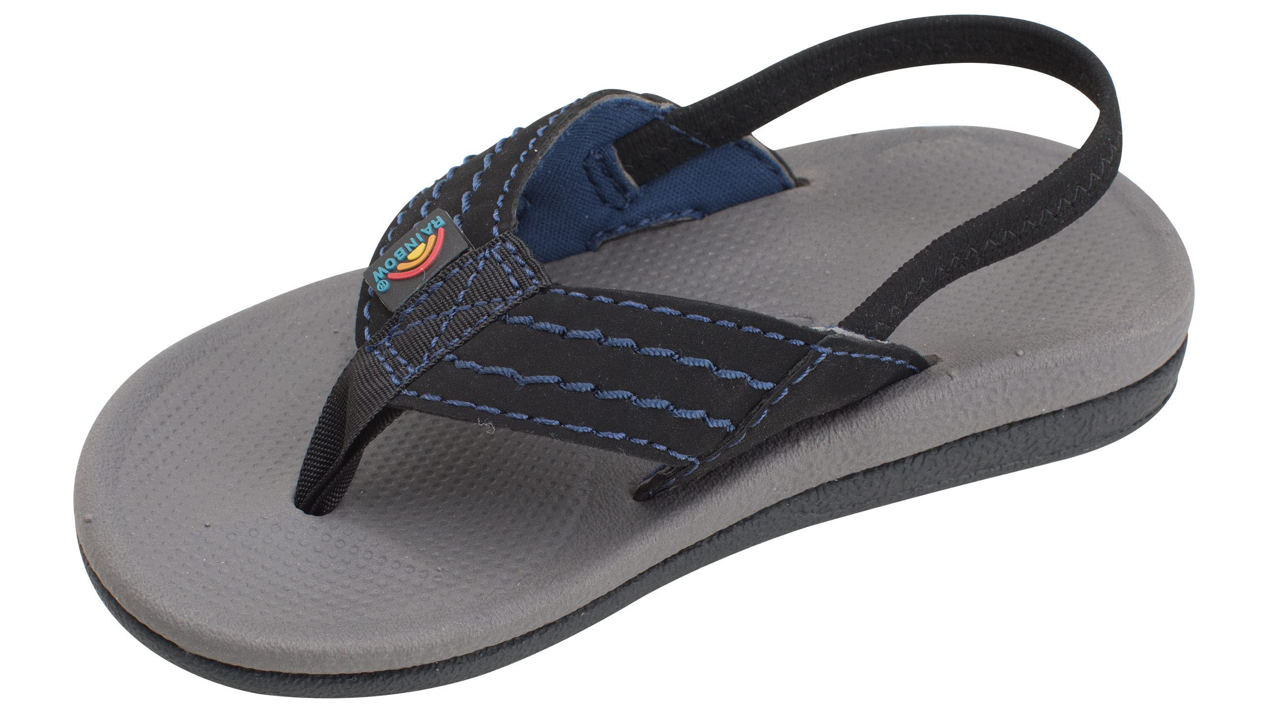 Rainbow Sandals Kids Cape Molded Rubber Sandals - Comfortable Beach & Pool Flip Flops for Boys & Girls