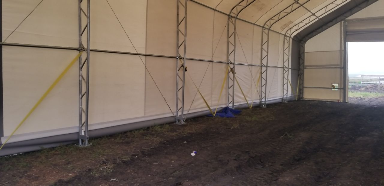 30' Wide Double Truss Storage Building - Heavy Duty Portable Shelter for Farm, Industrial & Commercial Use | Durable Outdoor Storage for Equipment, Vehicles & Supplies