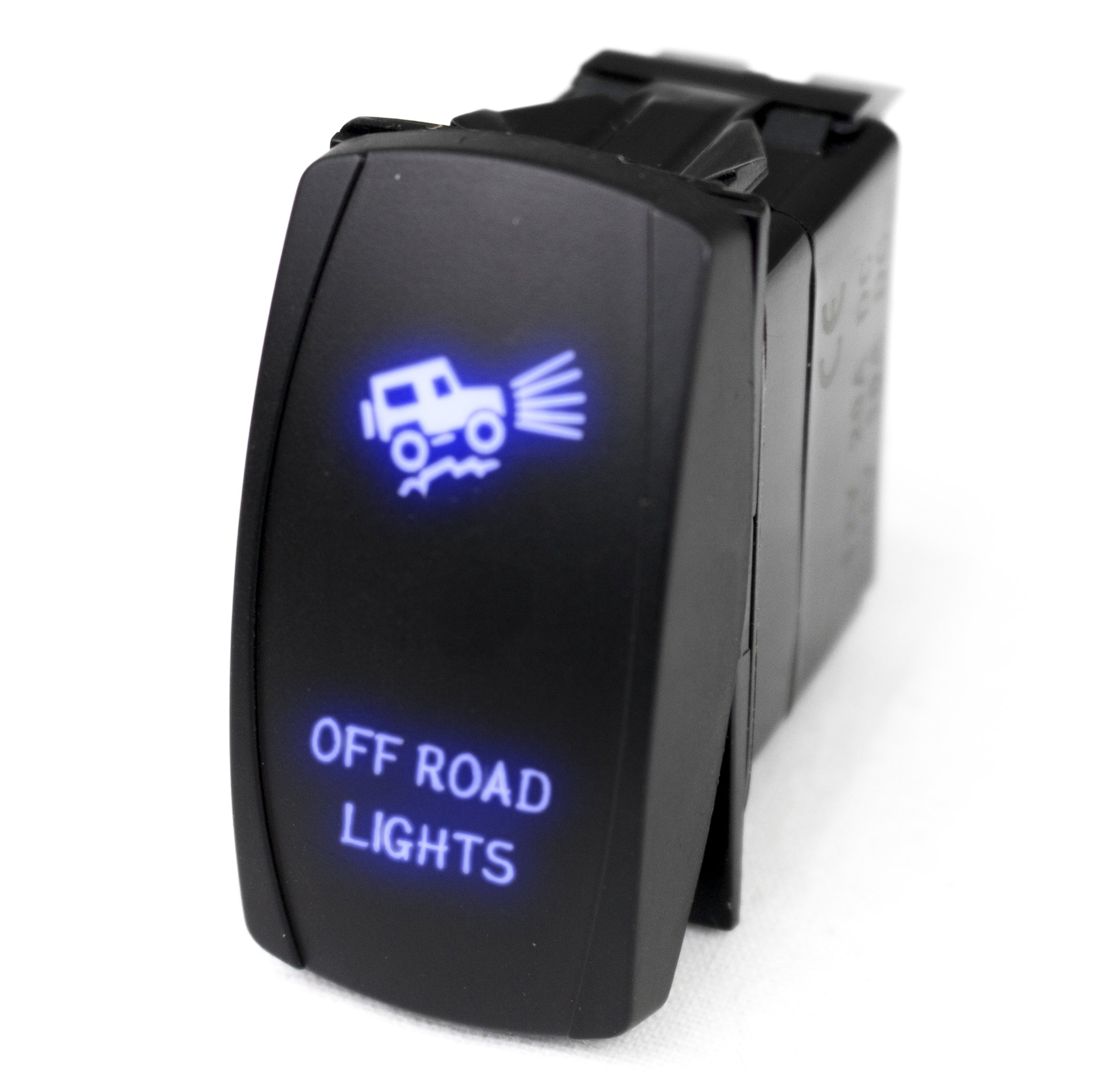 Blue LED Rocker Switch for Off-Road Lights - RSLE10B