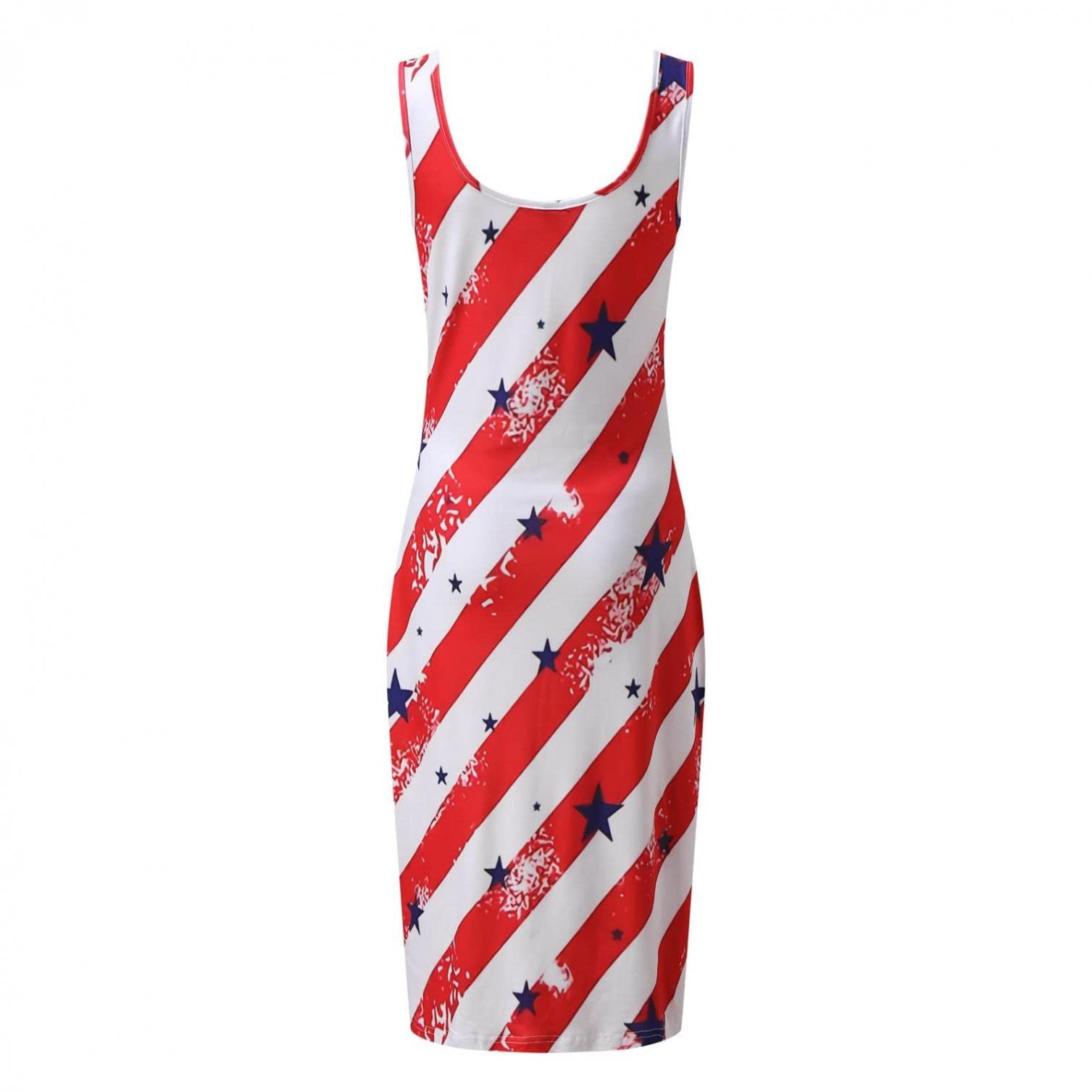 Sexy Bodycon Summer Dresses for Women - Leopard Print Camouflage Tank Dress Sleeveless Midi Club Dress | Perfect for Beach, Party & Night Out
