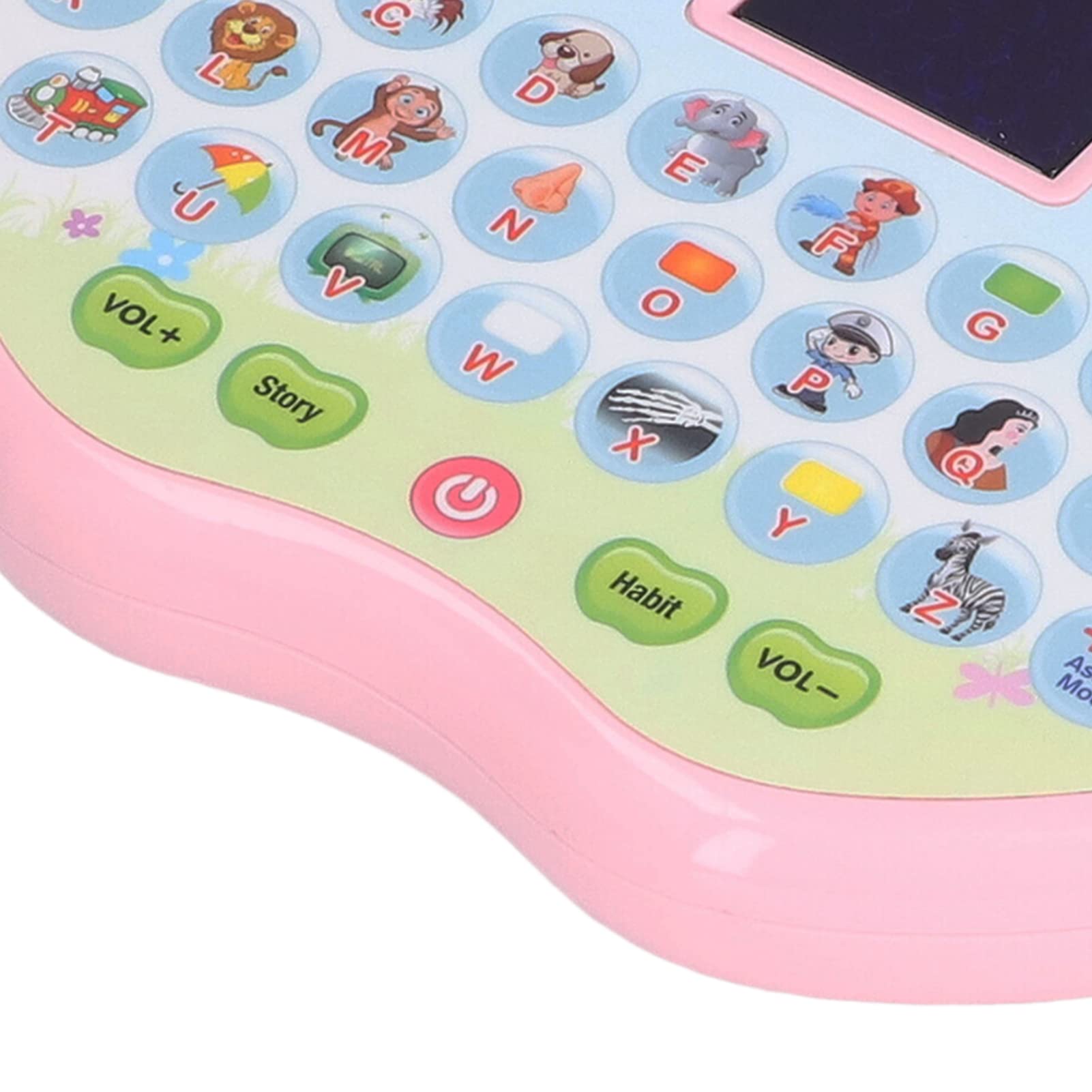 Kids Learning Tablet - 10 Teaching Modes with LED Display for Toddlers | Educational Toy for Boys & Girls (Pink) - Perfect for Home & Travel Learning