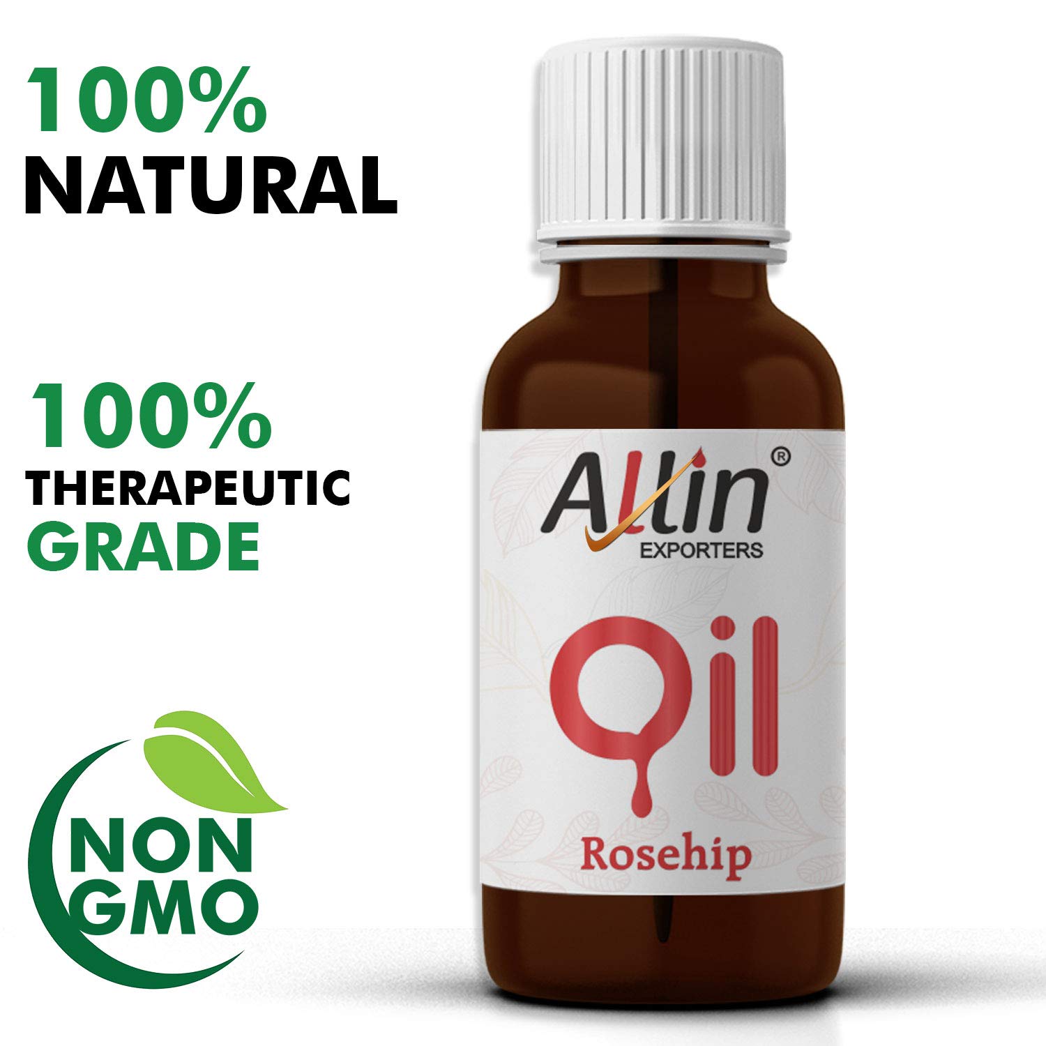 **Organic Rosehip Carrier Oil - 100% Pure, Cold Pressed for Skin Moisturizing, Hair Care & Massage | 15ml | Natural Anti-Aging & Scar Treatment | Perfect for DIY Beauty & Aromatherapy**