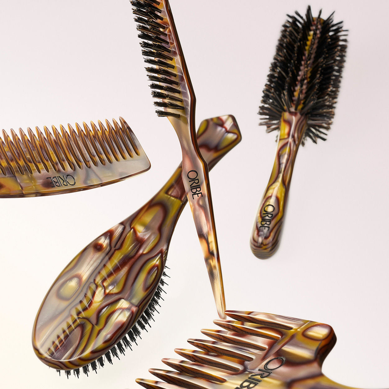 Oribe Hair Pick - Detangling Comb for Curly & Thick Hair - Perfect for Styling, Salon & Home Use