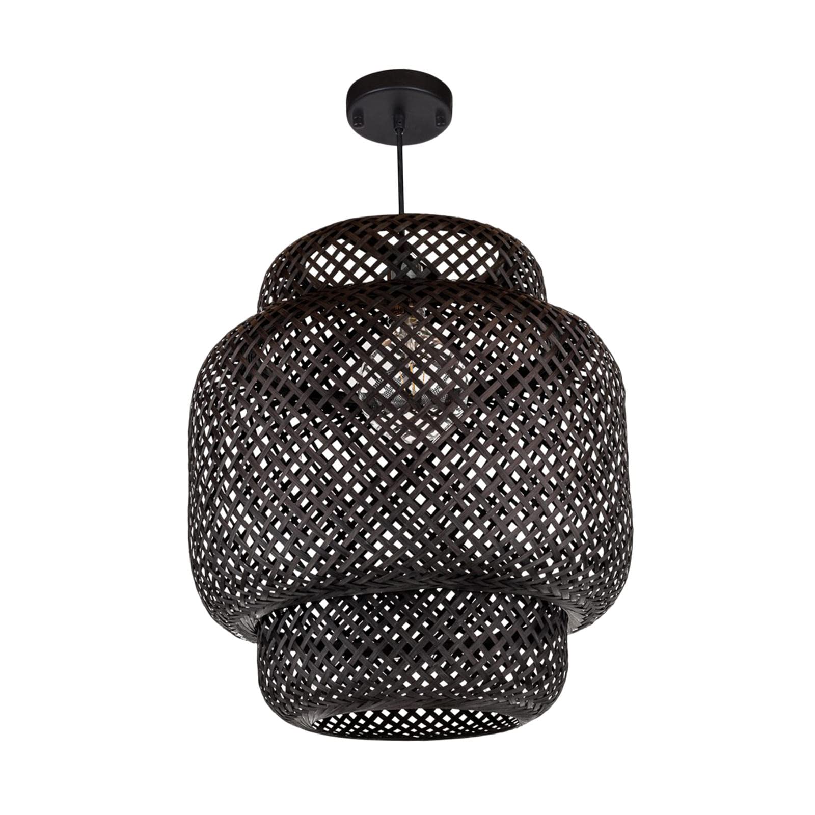 Vintage Rattan Wicker Lamp Shade - Handwoven Natural Fiber Light Cover for Table & Floor Lamps - Boho Home Decor for Bedroom, Living Room, Office & Dorm - Perfect for Cozy Reading Nooks & Relaxing Spaces
