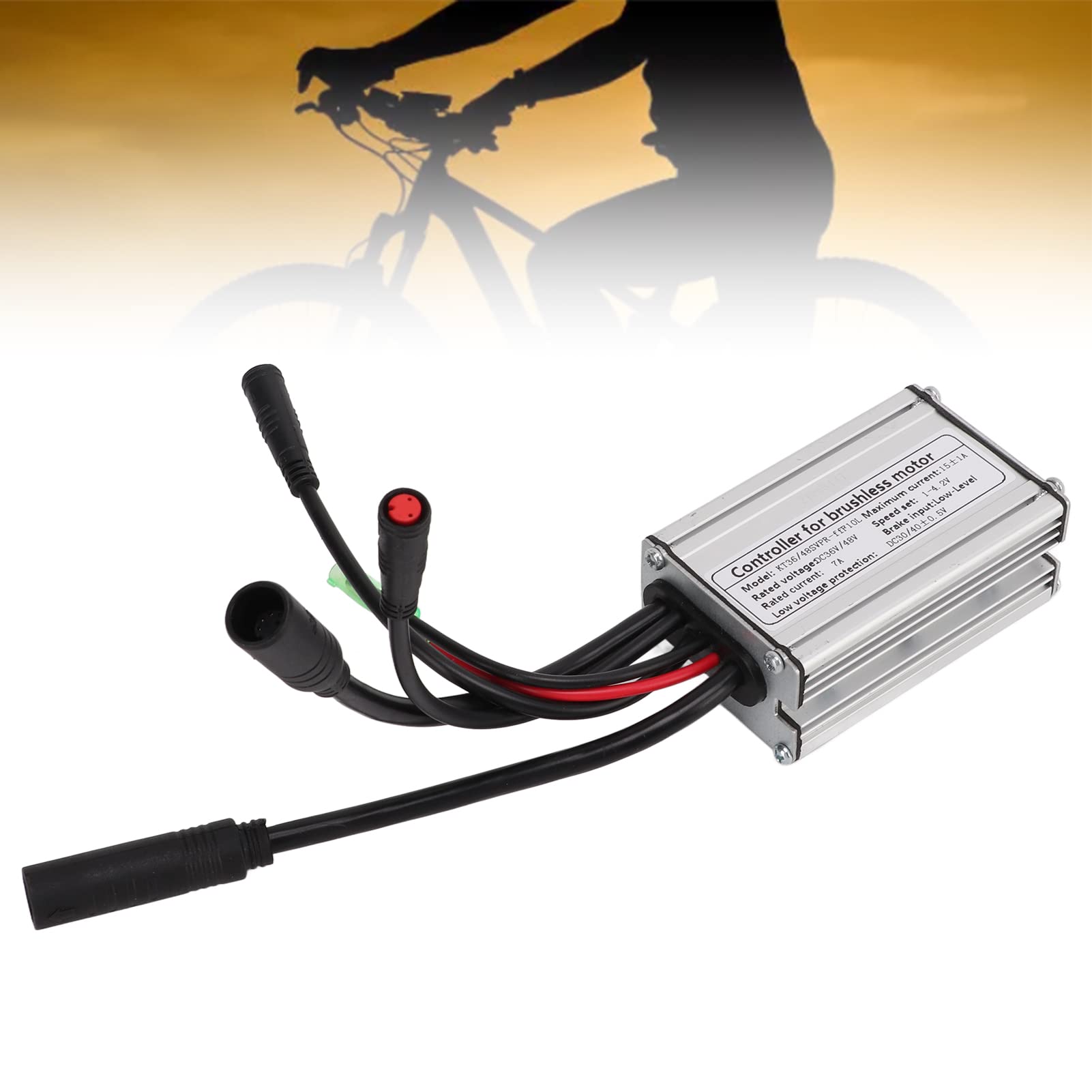 36V 48V 15A Electric Sine Wave Controller - 250W Brushless Motor Conversion Kit for E-Bike, Scooter & DIY Electric Vehicle Projects | Perfect for Motor Upgrades & Power System Conversions