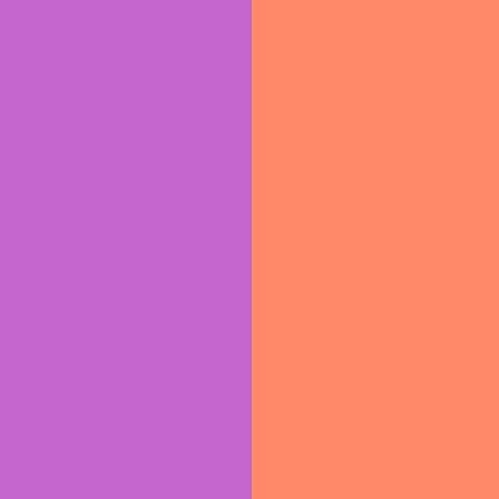Amethyst Glaze/Electric Orange