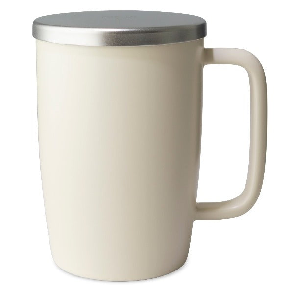 FORLIFE 18oz Dew Mug with Infuser & Lid - Premium Tea Infuser Cup for Loose Leaf Tea - Perfect for Home, Office & Travel Use