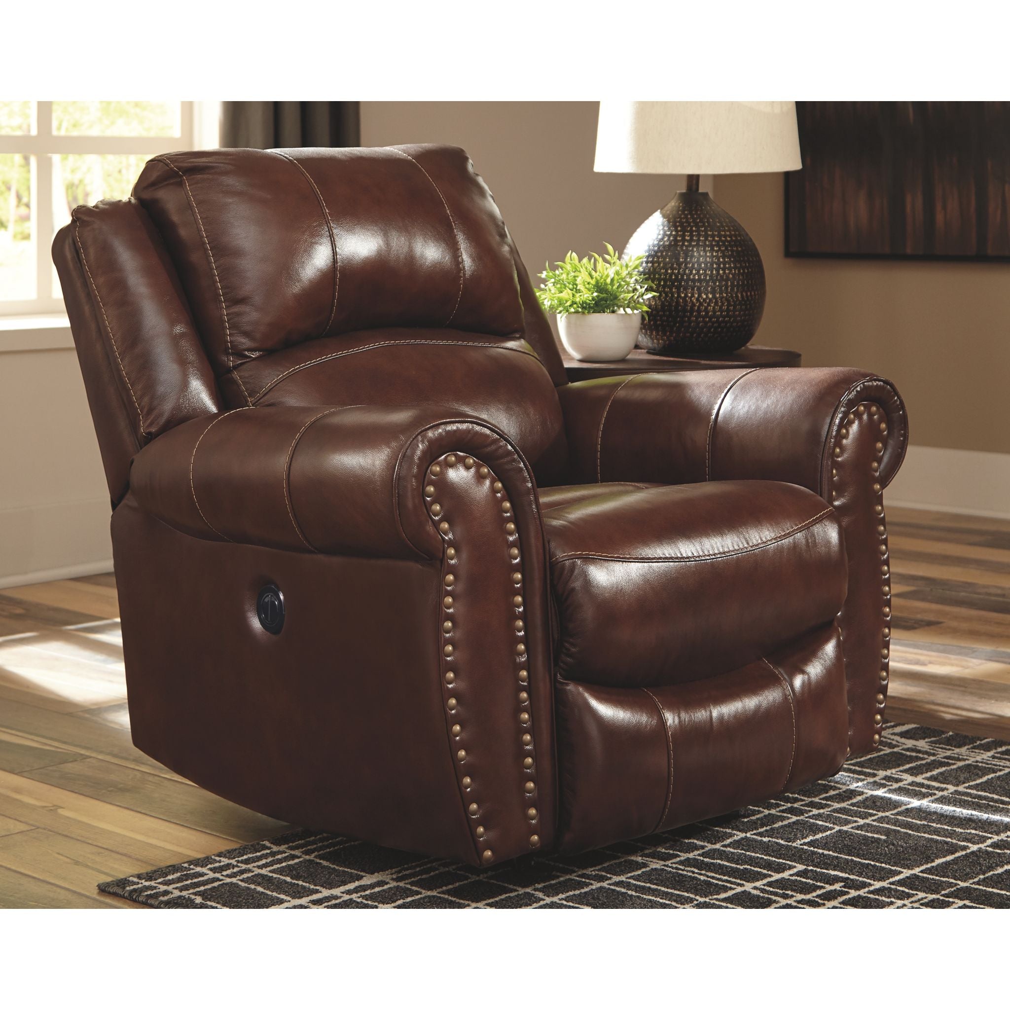 Bingen Power Rocker Recliner Chair - Electric Lift Massage Recliner with USB Charging Port for Living Room, Bedroom & Home Theater Comfort