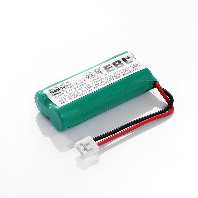 EBL 2.4V 900mAh Rechargeable BT 1011 Cordless Phone Batteries - Long Lasting Power for Panasonic, AT&T, VTech & More - Perfect for Home & Office Use