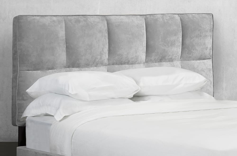 Tufted Headboard with Buttonless Design - Modern Upholstered Bed Headboard for Bedroom Decor - Perfect for Master Bedroom, Guest Room, and Home Staging