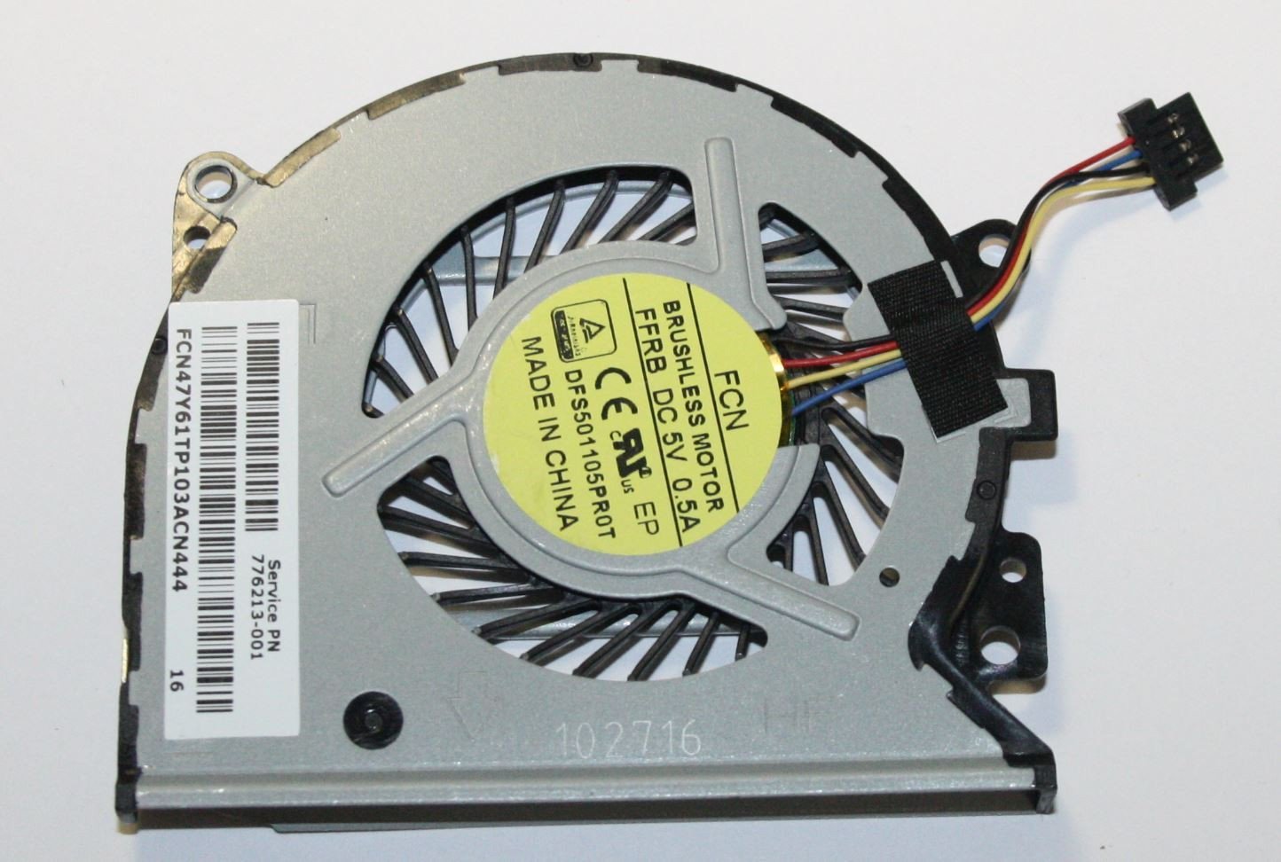Original HP Envy 15 Laptop CPU Cooling Fan Replacement 776213-001 - Compatible with HP Envy 15 Series | Perfect for Gaming, Work & Overheating Issues